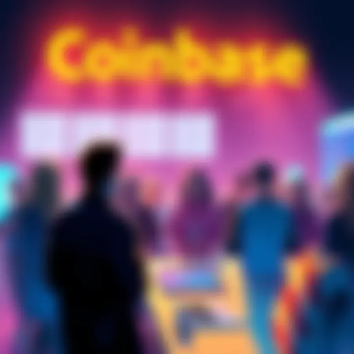 A group of people discussing Coinbase promotions and winner notifications on user boards.