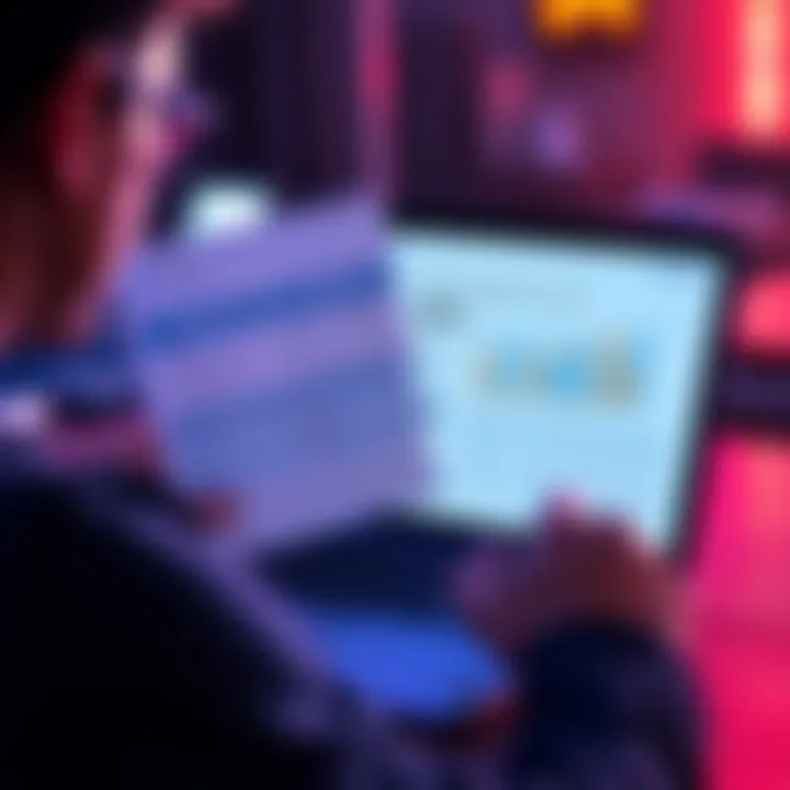 Coinbase Reporting Confusion A person looking at a laptop displaying Coinbase 1099-DA tax documents and account activity charts, showing discrepancies