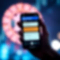 A person holding a smartphone displaying scam text messages claiming to be from Coinbase