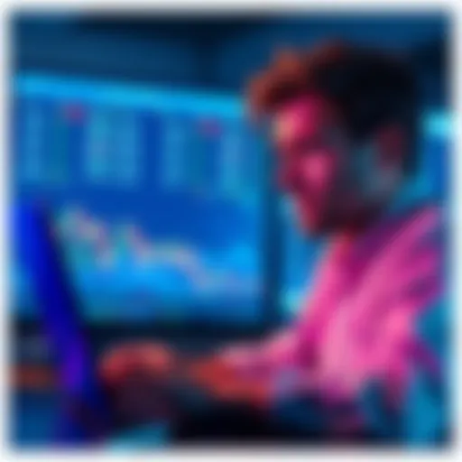 A person looks worried while checking Coinbase on a laptop, reflecting concerns about trading safety after security breaches.