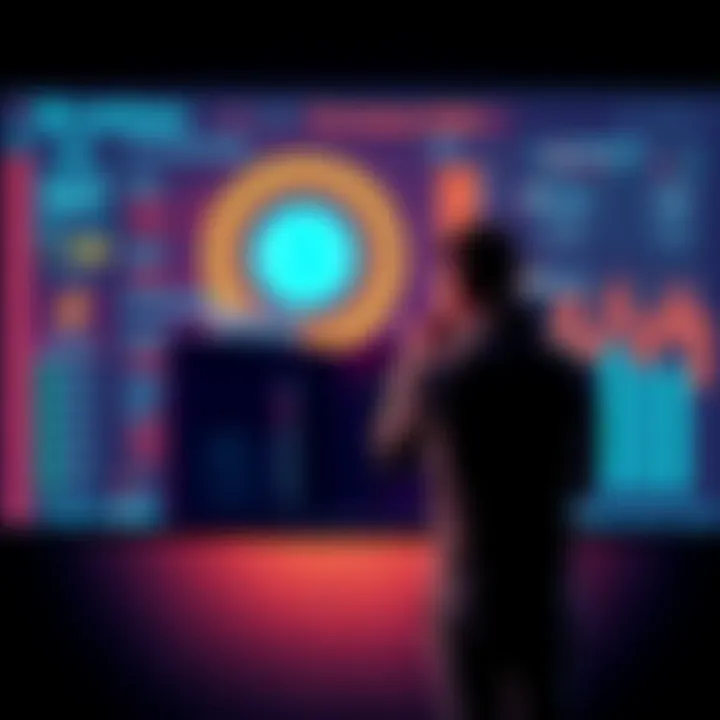 A visual representation of lost assets in a Coinbase Wallet during a swap with Optimism, depicting a user contemplating their empty wallet against the backdrop of a digital currency interface.