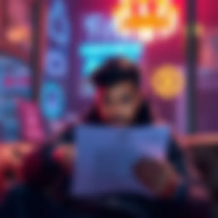 A concerned person reading a letter about a possible Coinkite data breach warning regarding post-quantum cryptography.
