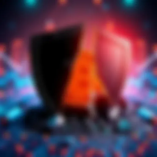 A digital representation of the Coinkite logo with a broken shield, symbolizing security concerns in BTC utilities.