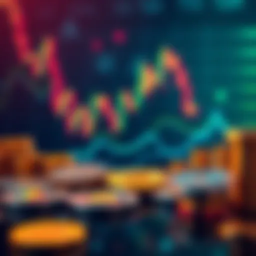 Illustration of cryptocurrency coins and charts representing investment opportunities