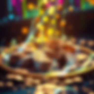 A visual representation of digital coins being transferred into a single wallet, highlighting the centralization of hacked funds.