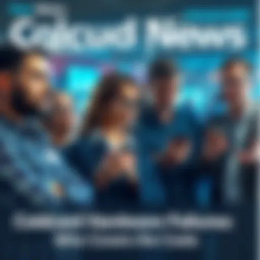 A group of people discussing and holding hardware devices, looking concerned about Coldcard failures and compensation issues.