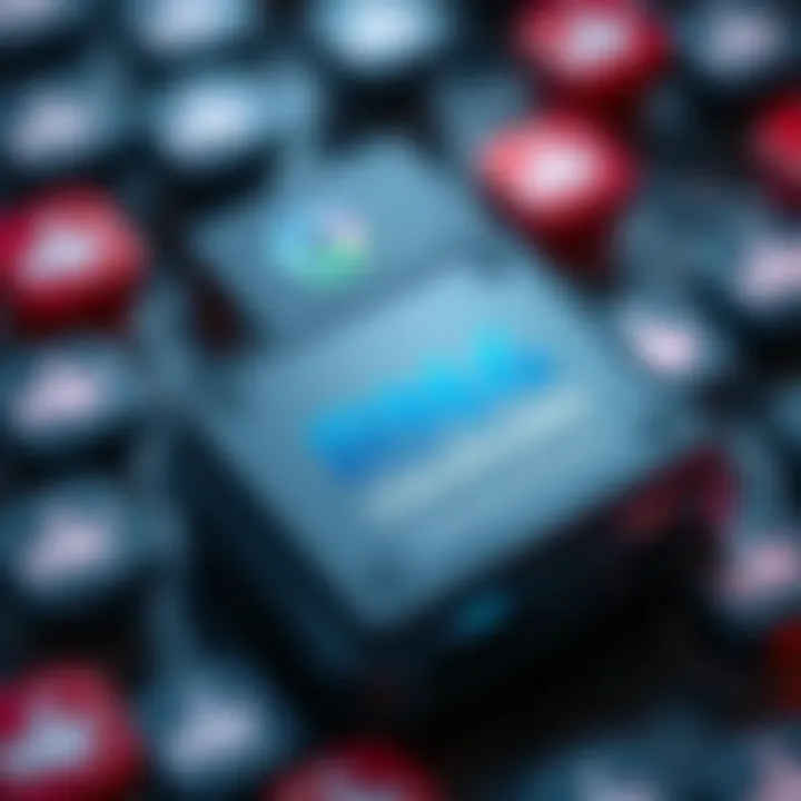 A close-up of the Coldcard mk4 device showing the upgraded RNG feature, surrounded by social media icons indicating reactions, including thumbs up and comments.