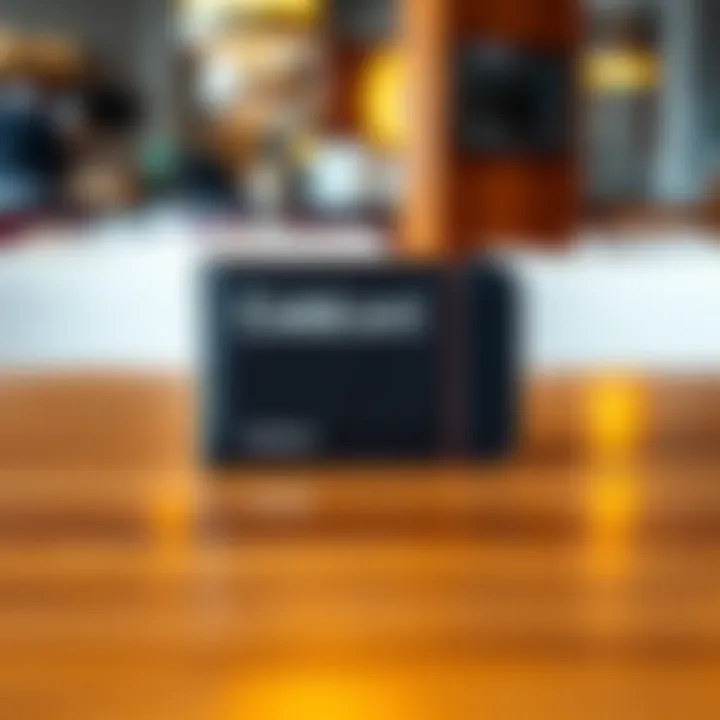 A Coldcard Bitcoin wallet placed on a wooden table, symbolizing Bitcoin security.