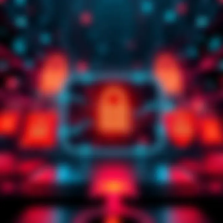 ColdCard Wallet Security Visualization of ColdCard wallet with security features highlighted, surrounded by digital locks and shields representing protection against hacks.
