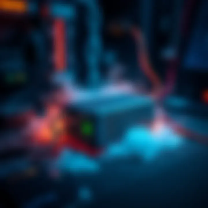 A COLDPOWER power supply unit designed for hardware wallets, emphasizing security features and reliable performance.