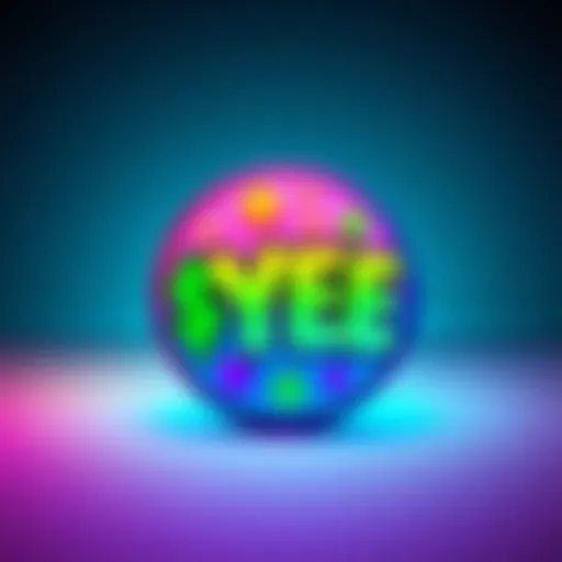 Colorful $YEE Memecoin Logo A bright and playful logo of the $YEE memecoin, featuring cartoonish graphics and vibrant colors, representing its fun community.