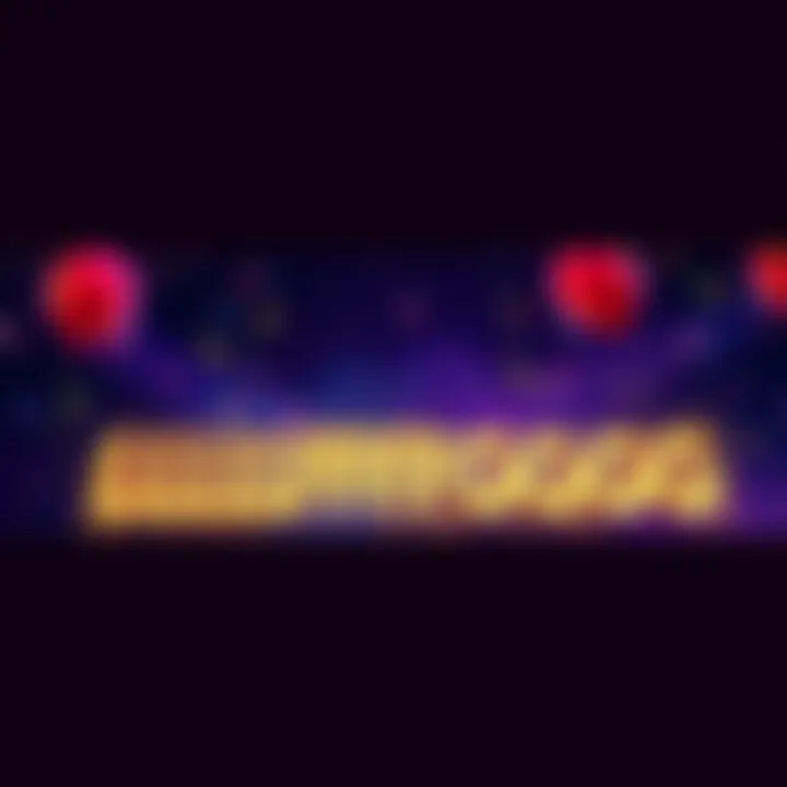 A vibrant banner displaying the text LLLLLFFFFGGGGG with excitement elements like confetti and balloons
