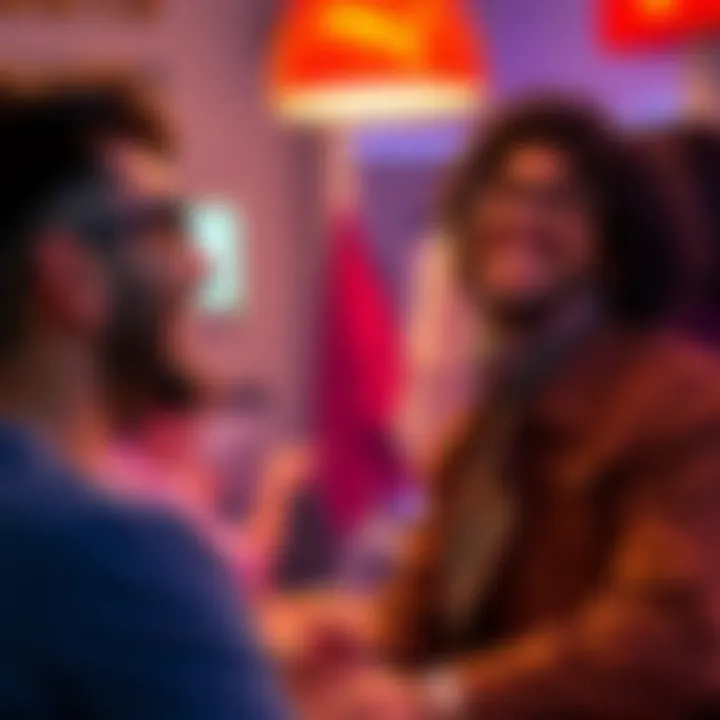 Comedy Scene from Hilarious Episode Two characters laughing together in a lively scene, showcasing their humorous interaction in the episode.