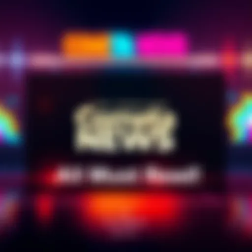 A graphic showing an important announcement from Cometa News with vibrant colors and bold text urging readers to engage.