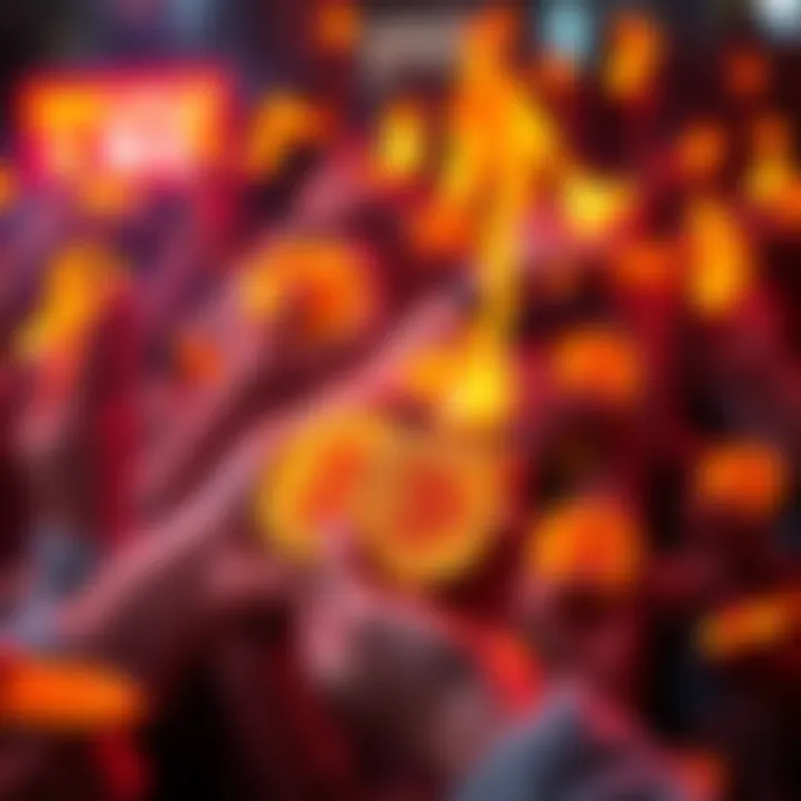 Community burning LUNC tokens A group of people holding LUNC tokens, symbolizing their effort to burn 10,000 tokens per wallet for reducing supply.