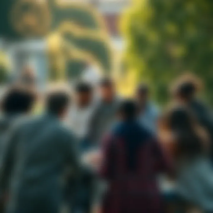 People from diverse backgrounds working together in a circle, discussing ideas and sharing responsibilities to create change in their community.