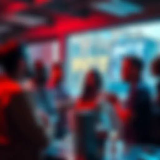 Group of people discussing their views on the PCT project in a casual setting, showcasing a mix of trust and skepticism about cryptocurrency.
