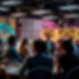 Community Discussion on Trading People participating in a trading discussion forum, sharing insights and strategies.