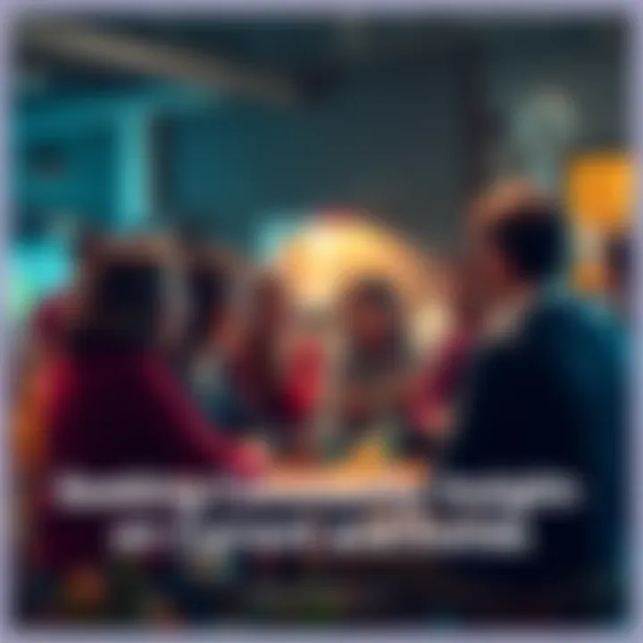 A diverse group of people sharing their thoughts about current events and trends in a casual setting.