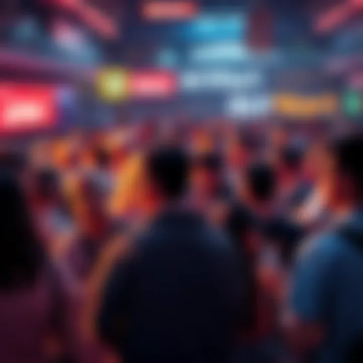 A diverse group of people discussing their experiences with BitMart, including deposits, fees, and staking options.