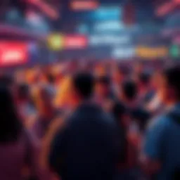 Community Feedback on BitMart A diverse group of people discussing their experiences with BitMart, including deposits, fees, and staking options.