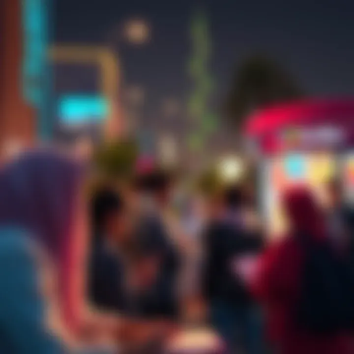 People in Dubai discussing signup issues and offering help