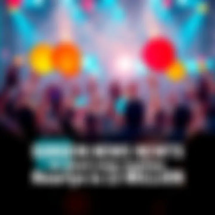 Celebrating Community Growth A vibrant gathering of community members engaging in discussion and celebration