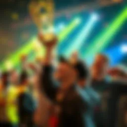 Celebration for MVP and best post winners in the Sweat Community, featuring trophies and smiles