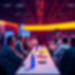 Community members engaging with Hashgraph and Hedera employees during a question-and-answer session about fees and future developments.