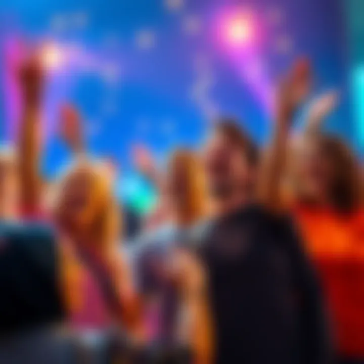 A vibrant graphic showing community members excited about upcoming updates and developments.