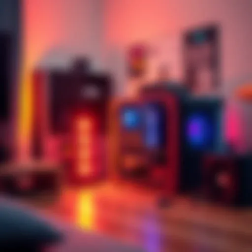 A small ASIC mining rig set up in an apartment, showcasing a sleek design and minimal noise, with free electricity indicated by an included HOA fee notice