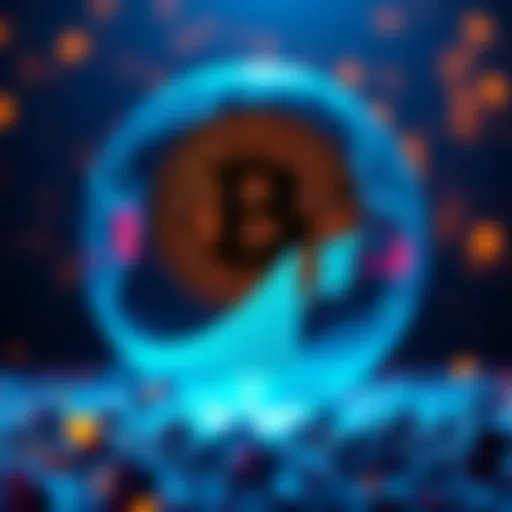 A graphic showing a large Bitcoin symbol next to a globe, representing a company's Bitcoin holdings approaching global government totals.