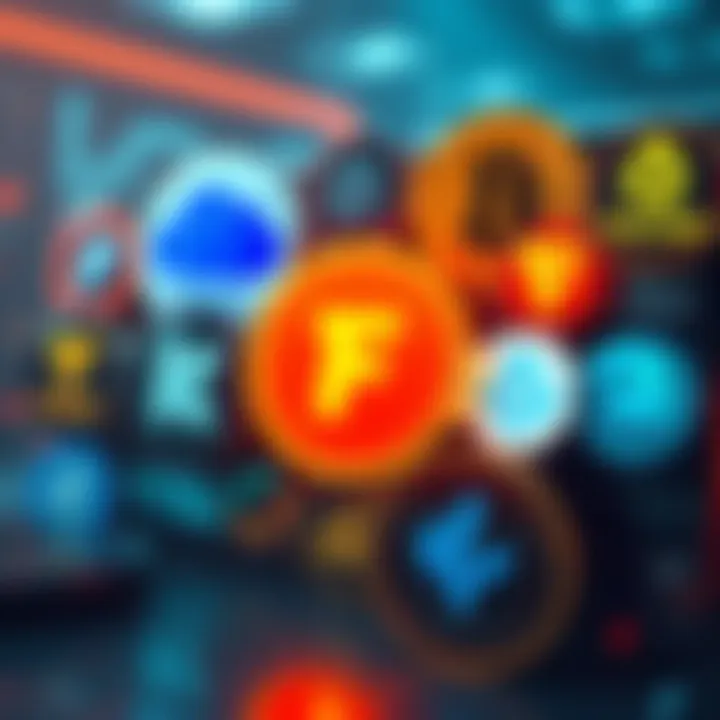 A graphic showing various logos of decentralized storage projects competing with Filecoin in 2025.