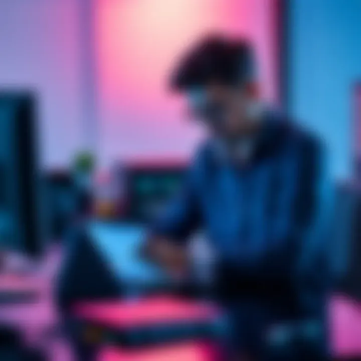 A person sitting at a desk, filling out a complaint form about Gemini while looking concerned.