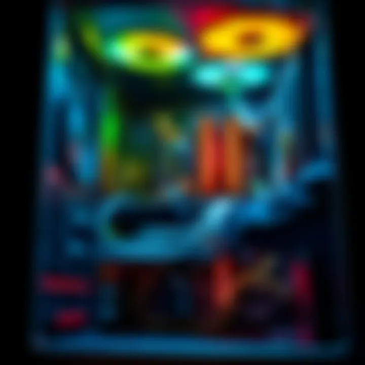 Computer Components A technician is upgrading a computer by installing new components and cables inside a desktop PC case.