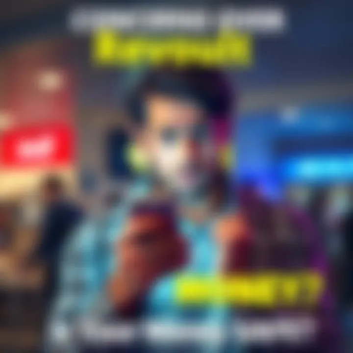 A person looking worried while checking their phone, symbolizing anxiety over money safety in Revolut.