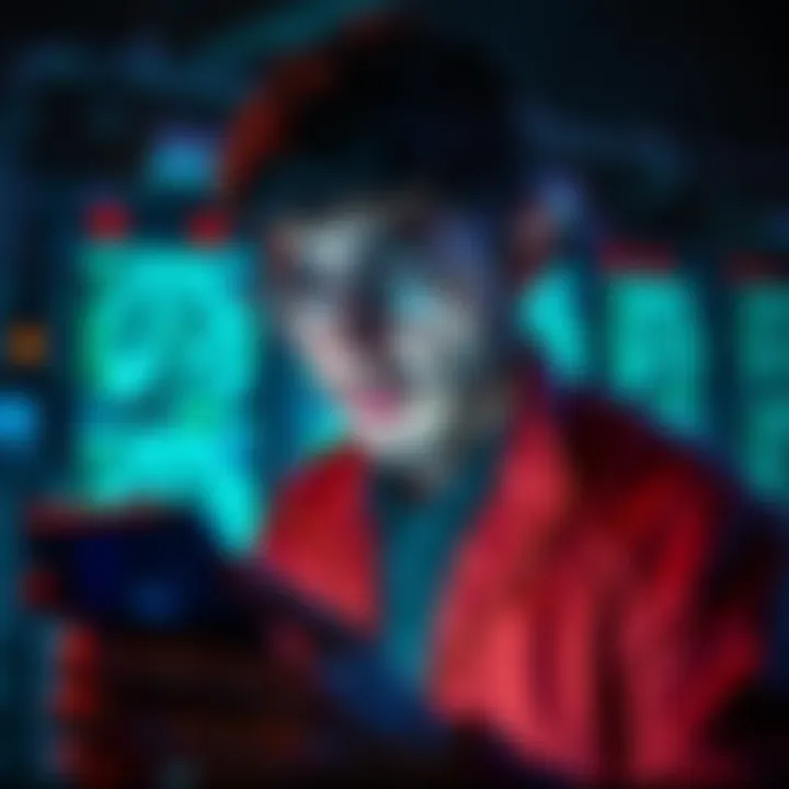 A person looks worried while checking their Pi Network account on a smartphone, reflecting the uncertainty in the community about the network's future.
