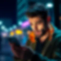 User looks worried while checking Robinhood Wallet on smartphone, showing concern over lost investment.