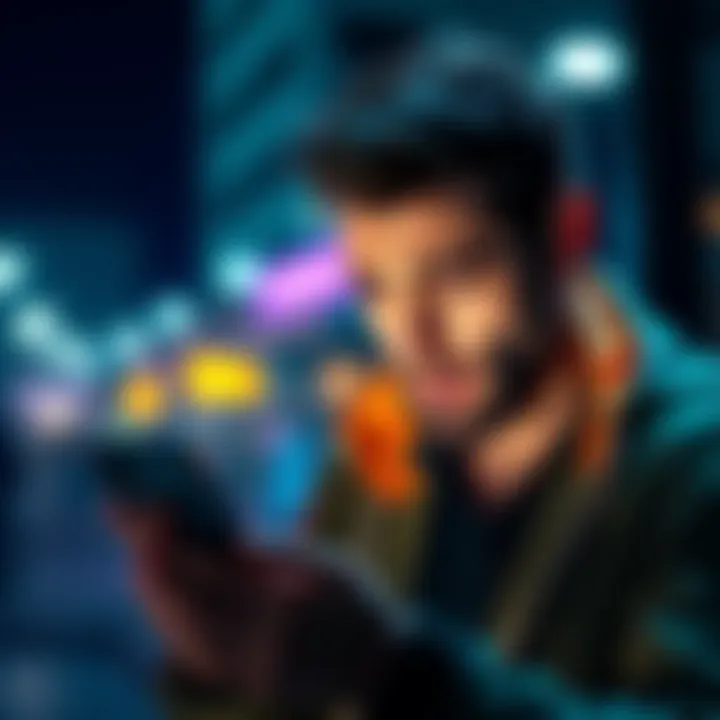 User looks worried while checking Robinhood Wallet on smartphone, showing concern over lost investment.