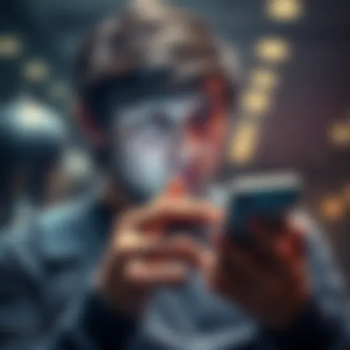 A person looking worried while checking their bank account on a smartphone, representing issues with Revolut accounts.