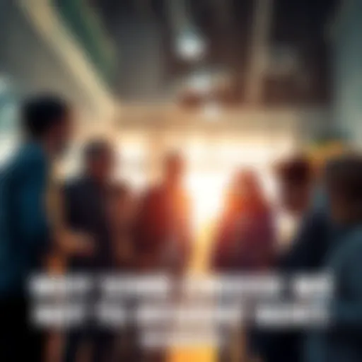 A group of people discussing financial security related to rent income.