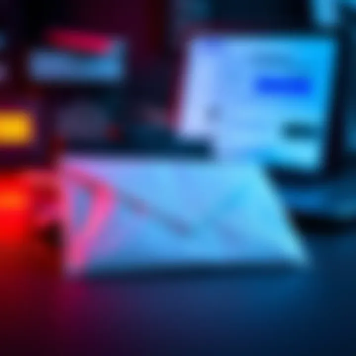 Envelope with leaked personal information and no return address resting on a table