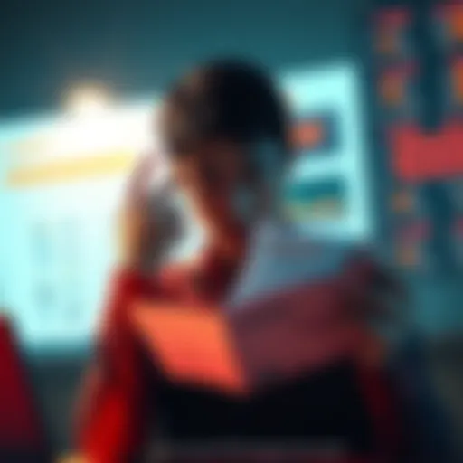 A freelance translator looking at a confusing invoice for USDT payments, scratching their head in frustration due to missing network details.