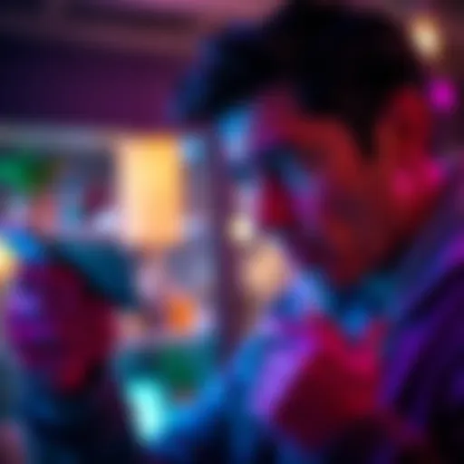 A person looking confused while checking their Revolut debit card details next to a smartphone displaying the app