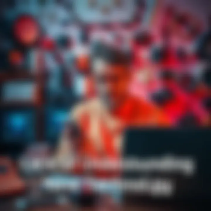 A person looking puzzled while holding a smartphone and a laptop, surrounded by various tech devices and gadgets, symbolizing the confusion about new technology.