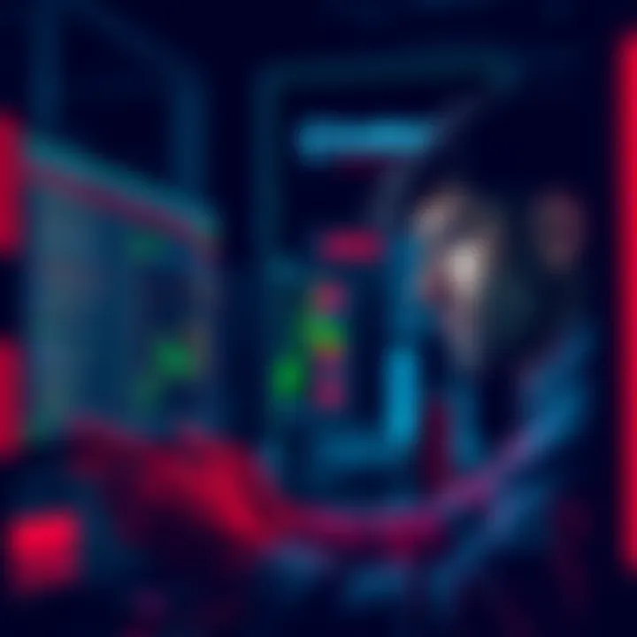 A person looking at a computer screen with a puzzled expression while reviewing trading orders on the Kraken platform