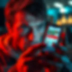 A frustrated Revolut Metal subscriber looking at a smartphone displaying partner offers, symbolizing confusion over service durations.