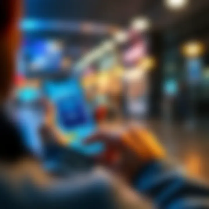 A person using a mobile device to access Zealousswap with a Kaspa wallet on the screen