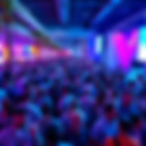 Crowd of people attending the Consensus 2026 crypto conference in Miami Beach, showcasing industry leaders and vibrant atmosphere.
