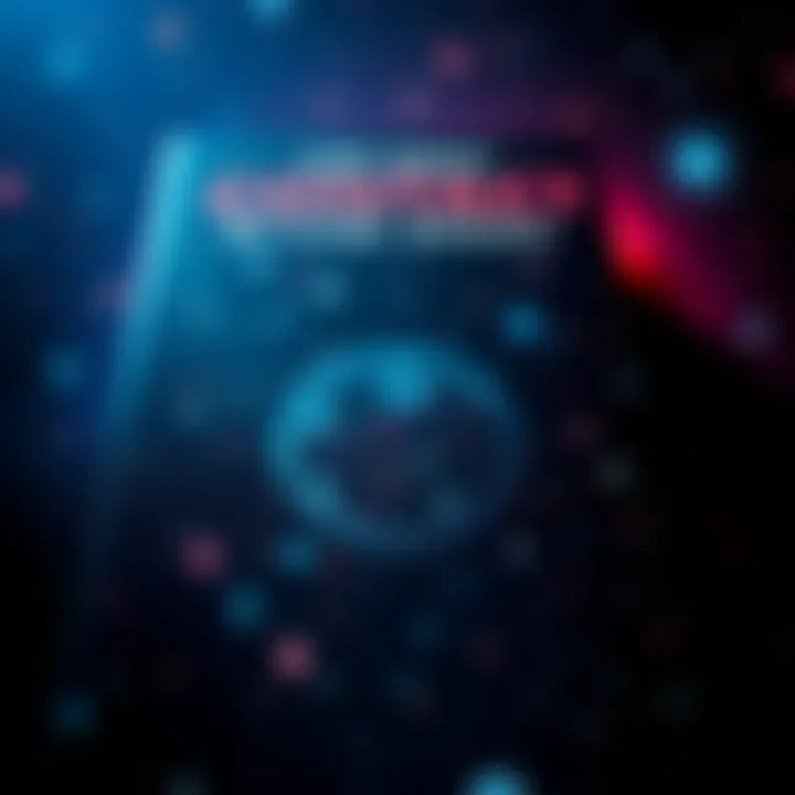 A close-up of the book cover of Carl Sagan's Contact featuring stars and cosmic elements.